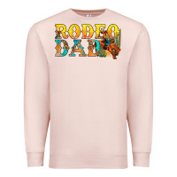 Pale Pink Western Rodeo Dad Premium Sweatshirt - BundleAndBundleShop