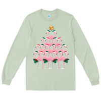 Matcha Christmas Tree Flamingo Long Sleeve Tee - Bettercallsaul