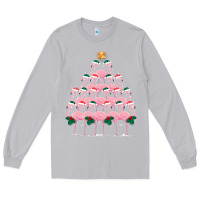 Moon Dust Christmas Tree Flamingo Long Sleeve Tee - Bettercallsaul