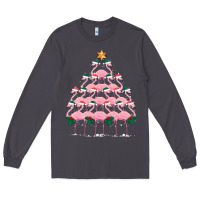 Smoke Christmas Tree Flamingo Long Sleeve Tee - Bettercallsaul
