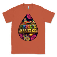 Copper teardrop Hispanic Heritage Classic Tee - BundleAndBundleShop