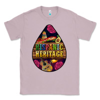 Lilac teardrop Hispanic Heritage Classic Tee - BundleAndBundleShop