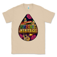 Mushroom teardrop Hispanic Heritage Classic Tee - BundleAndBundleShop