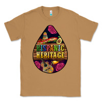 Toasted Coconut teardrop Hispanic Heritage Classic Tee - BundleAndBundleShop