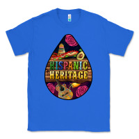 True Royal teardrop Hispanic Heritage Classic Tee - BundleAndBundleShop