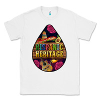 White teardrop Hispanic Heritage Classic Tee - BundleAndBundleShop