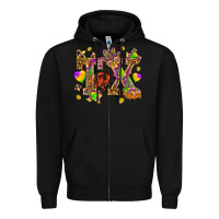 Black Texas Mardi Gras Zipper Hoodie - HowdyJamesFarm