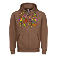 Chestnut Texas Mardi Gras Zipper Hoodie - HowdyJamesFarm