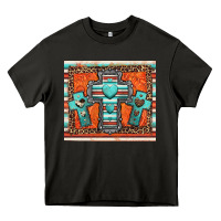 Asphalt turquoise gemstone crosses Heavy Core Tee - Jasminsmagicworld
