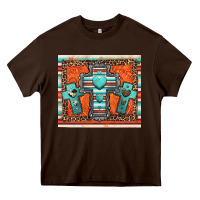 Turquoise Gemstone Crosses Heavy Core Tee | Teevron