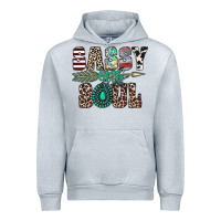 Heather Grey sassy little soul Urban Hoodie - CowhideDigitalArt