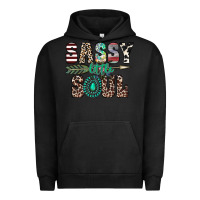 Pigment Black sassy little soul Urban Hoodie - CowhideDigitalArt