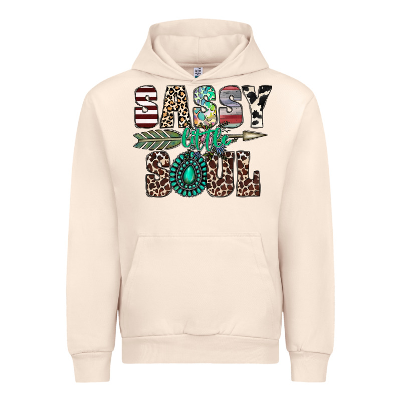 Sassy Little Soul Urban Hoodie by CowhideDigitalArt | Teevron