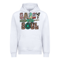 White sassy little soul Urban Hoodie - CowhideDigitalArt