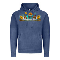 Vintage Denim american football mom libbey glass Vintage Hoodie - BundleAndBundleShop