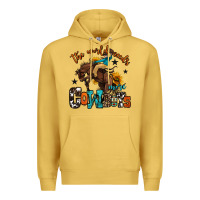 Antique Gold the world needs more cowboys Premium Hoodie - OliviaCreatesArt