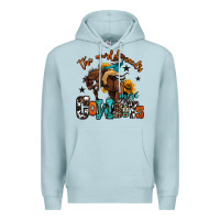 Blue Mist the world needs more cowboys Premium Hoodie - OliviaCreatesArt