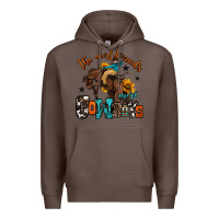 Coffee the world needs more cowboys Premium Hoodie - OliviaCreatesArt