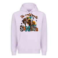Lilac the world needs more cowboys Premium Hoodie - OliviaCreatesArt