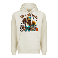 Oatmeal Heather the world needs more cowboys Premium Hoodie - OliviaCreatesArt