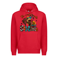 Red the world needs more cowboys Premium Hoodie - OliviaCreatesArt