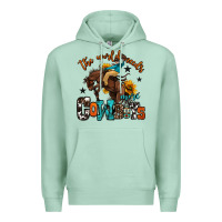 Seafoam the world needs more cowboys Premium Hoodie - OliviaCreatesArt
