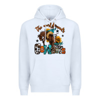 White the world needs more cowboys Premium Hoodie - OliviaCreatesArt