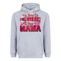 Heather Grey My favorite calls me mama Mother's Day Heavyweight Hoodie - FaDigitalArtStudio