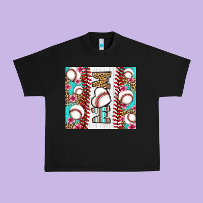 Baseball Mom Urban Heavy Tee Designed By Lillyallendesigns