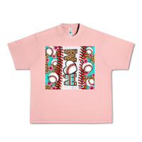 Salmon baseball mom Urban Heavy Tee - LillyAllenDesigns