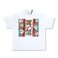 White baseball mom Urban Heavy Tee - LillyAllenDesigns