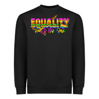 Black Equality hurts no one Heavyweight Sweatshirt - NancyCooperArtShop