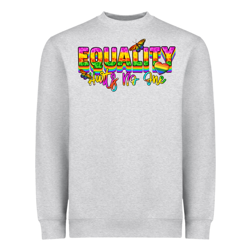 Equality Hurts No One Heavyweight Sweatshirt by NancyCooperArtShop | Teevron