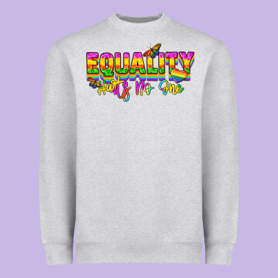 Equality Hurts No One Heavyweight Sweatshirt Designed By Nancycooperartshop