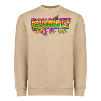 Mushroom Equality hurts no one Heavyweight Sweatshirt - NancyCooperArtShop