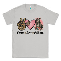 Moon Dust peace love pitbull Classic Tee - JahusDesignShop