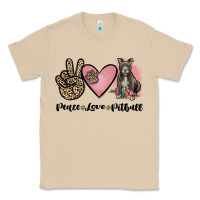 Mushroom peace love pitbull Classic Tee - JahusDesignShop