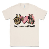 Natural peace love pitbull Classic Tee - JahusDesignShop