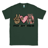 Sports Green peace love pitbull Classic Tee - JahusDesignShop
