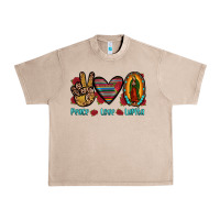 French Oak peace love lupita Urban Heavy Tee - JahusDesignShop