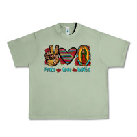 Oil Green peace love lupita Urban Heavy Tee - JahusDesignShop