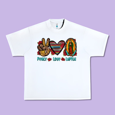 Peace Love Lupita Urban Heavy Tee Designed By Jahusdesignshop