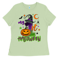 Matcha My first Halloween Ladies Tee - NancyCooperArtShop