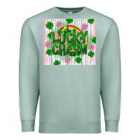 Seafoam lucky charm st patricks Premium Sweatshirt - FaDigitalArtStudio