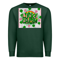 Sports Green lucky charm st patricks Premium Sweatshirt - FaDigitalArtStudio