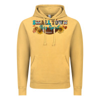 Vintage Mustard small town big spirit Vintage Hoodie - BundleAndBundleShop