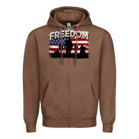 Chestnut Freedom 4th of july Zipper Hoodie - CowGirlArtShop