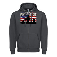 Smoke Freedom 4th of july Zipper Hoodie - CowGirlArtShop