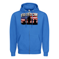 True Royal Freedom 4th of july Zipper Hoodie - CowGirlArtShop