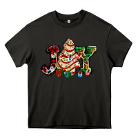 Asphalt joy with christmas tree cake ado Heavy Core Tee - AdoDesignShop